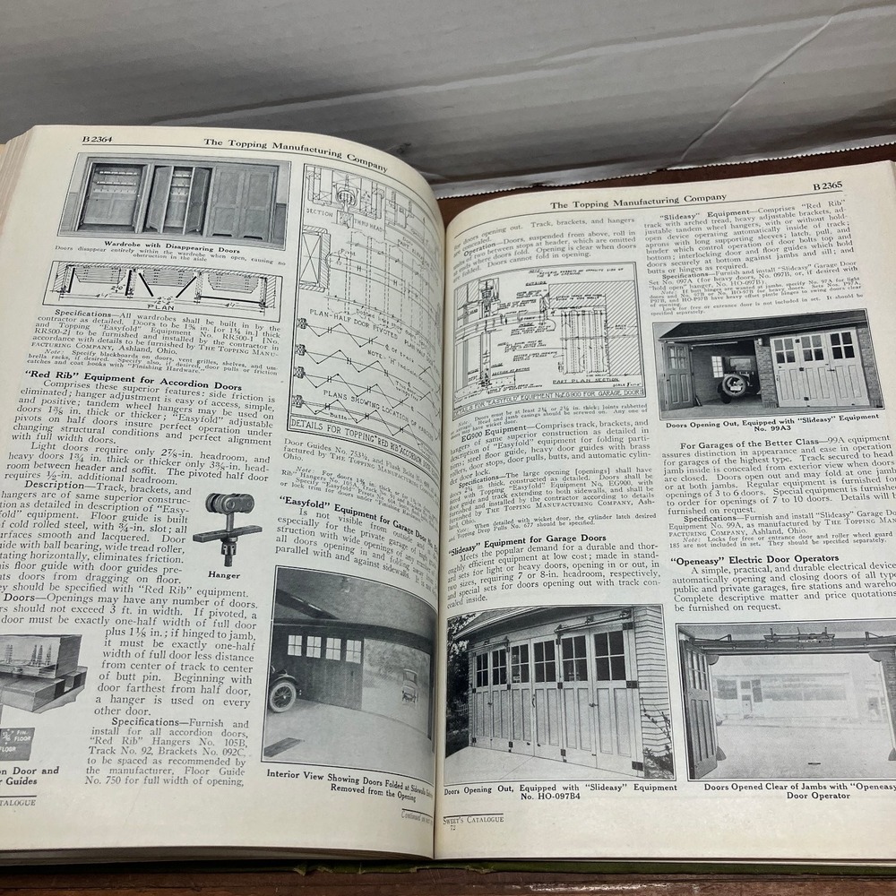 Sweets Architectural Catalogue 1929 23rd Edition Vintage Building Materials Book - Picture 11 of 14